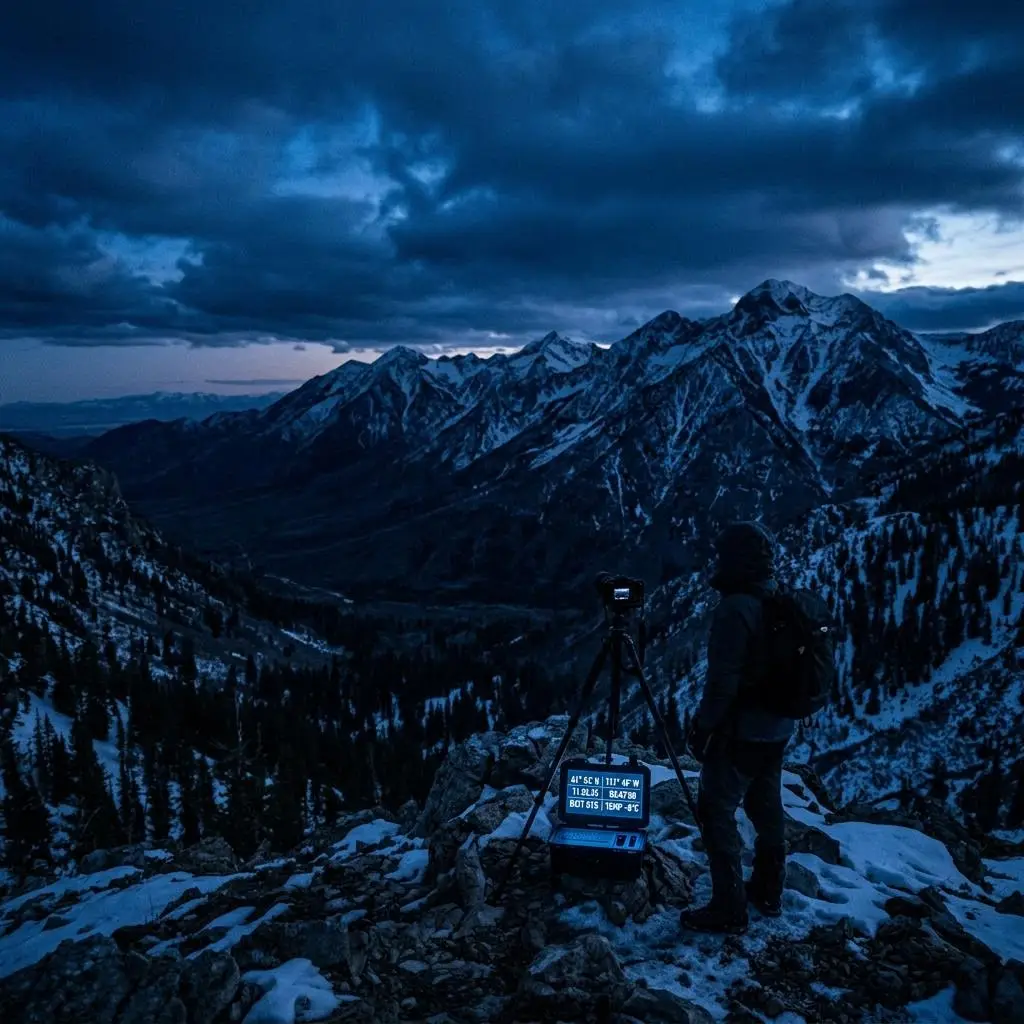 Mountain landscape near Cache Valley